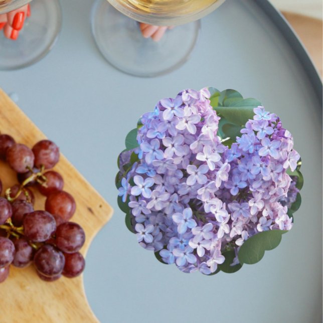 Dessous-de-verre En Papier Floral de Lilac pourpre (In Situ Wedding)