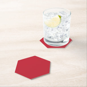 Dessous-de-verre En Papier Fond Rouge Foncé