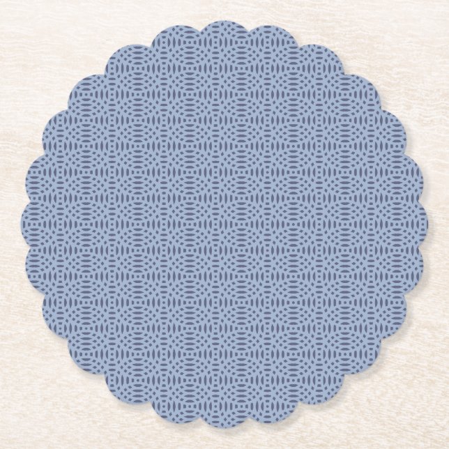 Dessous-de-verre En Papier formes circulaires motif transparent (Devant)