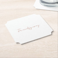 Friendsgiving Fall Cinnamon Text Thanksgiving