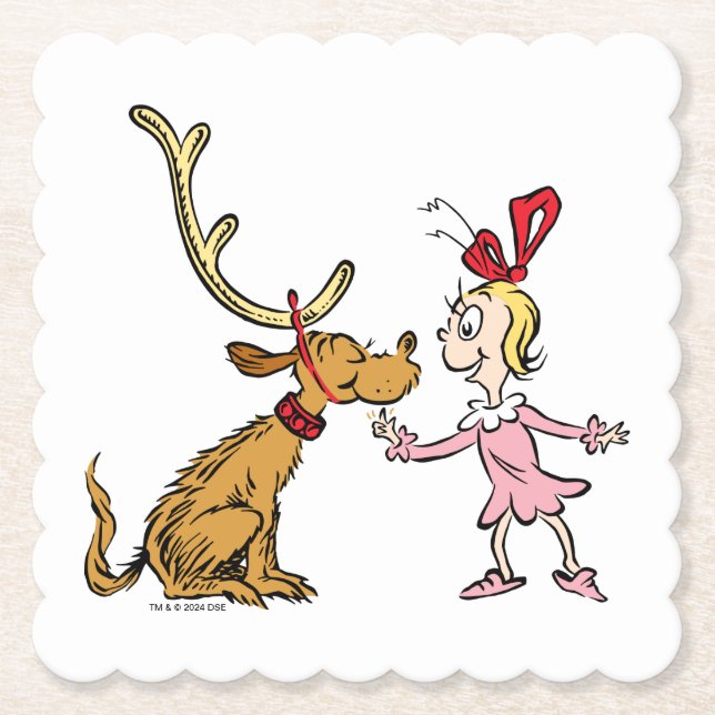 Dessous-de-verre En Papier Grille | Max & Cindy Lou Qui (Devant)