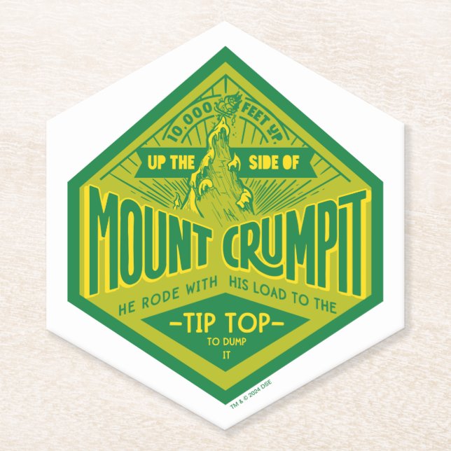 Dessous-de-verre En Papier Grille | Mont Crumpit (Devant)