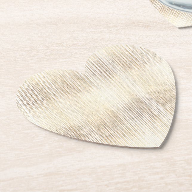 Dessous-de-verre En Papier Grilles Glam Gold (Incliné)