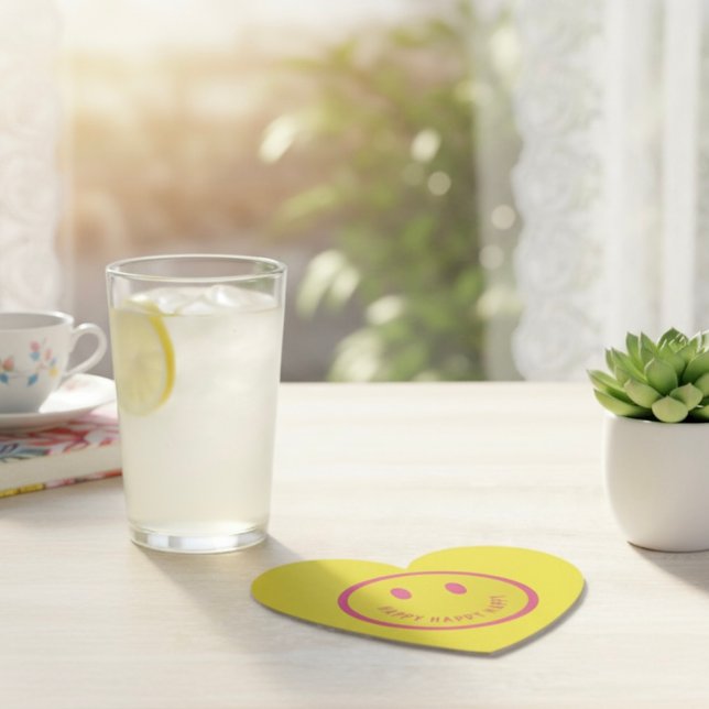 Dessous-de-verre En Papier Happy Paper Dessous de verre (Créateur téléchargé)