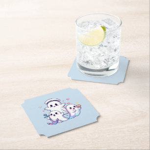 Dessous-de-verre En Papier Haunting the High Seas !