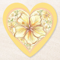 Hibiscus & dentelle JAUNE