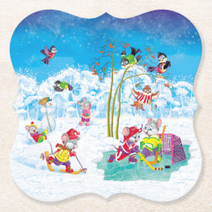 Dessous-de-verre En Papier hockey