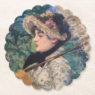 Dessous-de-verre En Papier Jeanne (Printemps) Par Édouard Manet