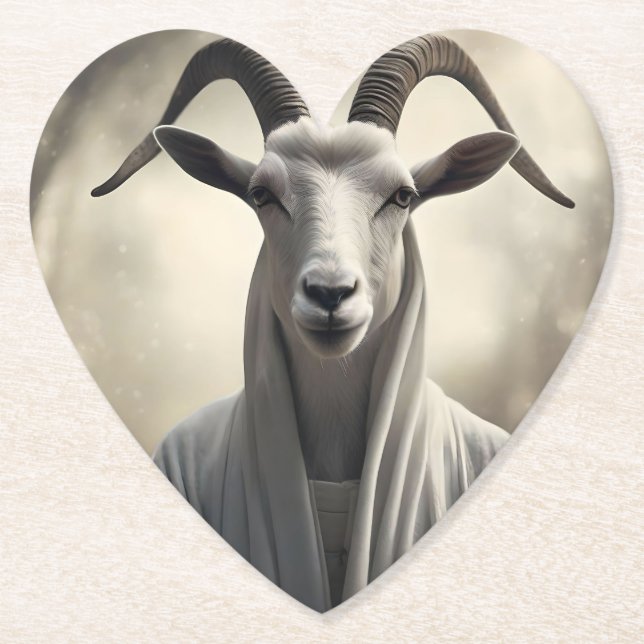 Dessous-de-verre En Papier La chèvre Shepard, (Devant)