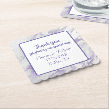 Lavender Marbled Wedding Favor