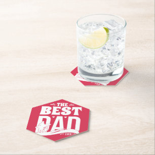 Dessous-de-verre En Papier Le Meilleur Papa du Monde - Père et Enfant