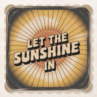 Dessous-de-verre En Papier Let The Sunshine In