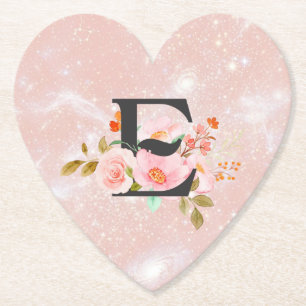 Dessous-de-verre En Papier Lettre E