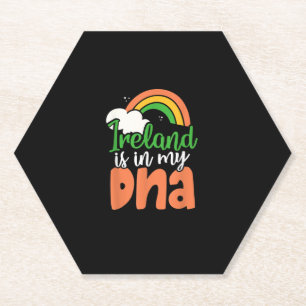Dessous-de-verre En Papier L'Irlande est dans mon ADN Irish St. Patrick's Day