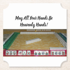 Dessous-de-verre En Papier Mahjong Heavenly Hands Coaster