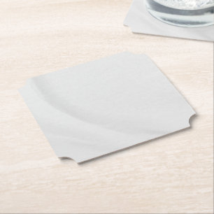 Dessous-de-verre En Papier Marbre Blanc