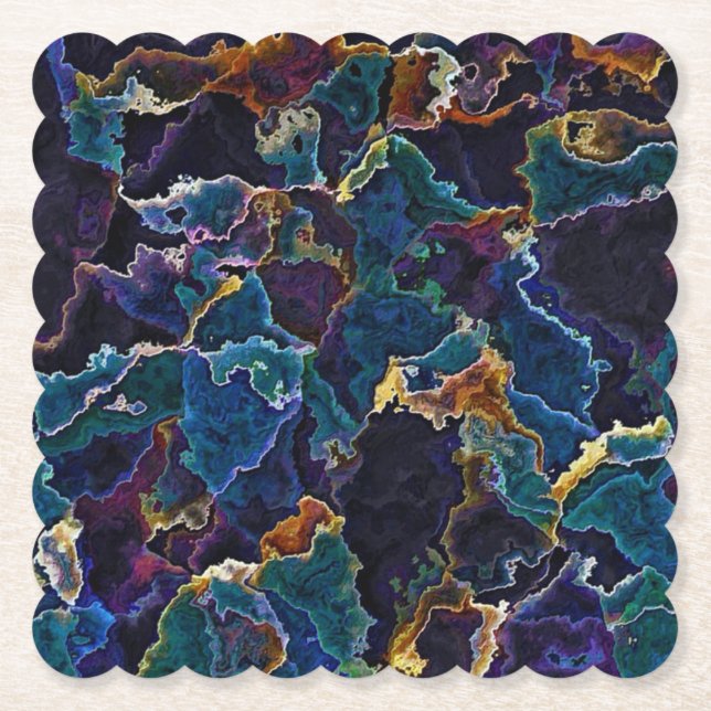 Dessous-de-verre En Papier Marche à huile (Devant)