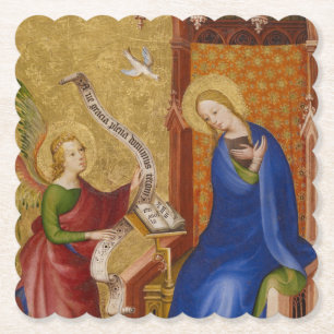 Dessous-de-verre En Papier Marie et Ange de l'Annonciation