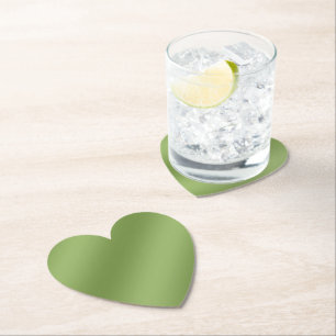 Dessous-de-verre En Papier Moderne mignon Solide dégradé vert motif d'onde