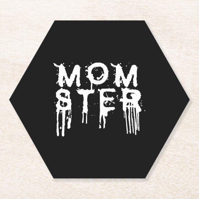 Dessous-de-verre En Papier Momster d'Halloween (Devant)