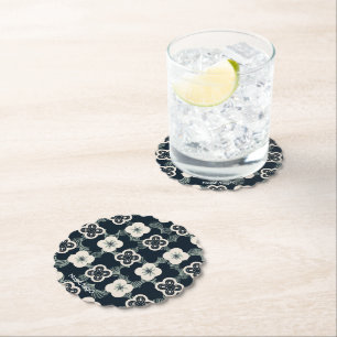 Dessous-de-verre En Papier motif_5_fleur_1