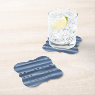 Dessous-de-verre En Papier Motif bleu