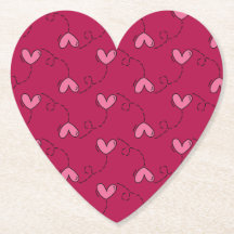 Motif de ballon cardiaque