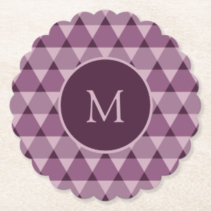 Dessous-de-verre En Papier Motif triangles