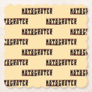 Dessous-de-verre En Papier MOTOGRATER Papier abrasif
