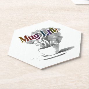 Dessous-de-verre En Papier Mug Life :