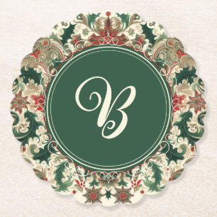Dessous-de-verre En Papier Noël Victorien/Classique/Vintage