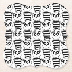 Dessous-de-verre En Papier Panda Kids