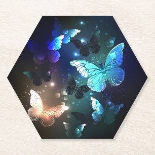Dessous-de-verre En Papier Papillon de nuit