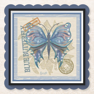 Dessous-de-verre En Papier Papillon du bureau de création G