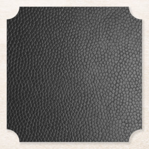 Dessous-de-verre En Papier Peau de serpent noire