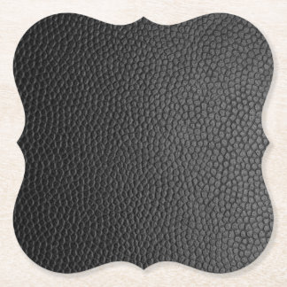 Dessous-de-verre En Papier Peau de serpent noire