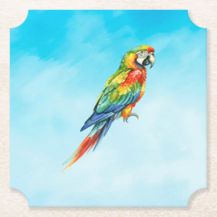 Dessous-de-verre En Papier Perroquet