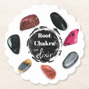 Dessous-de-verre En Papier *~* Pierres Racine Chakra Elixir AP64