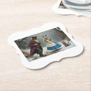 Dessous-de-verre En Papier Pire pour le support de papier d'usure blanc boiss