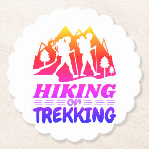 Dessous-de-verre En Papier Randonnée ou trekking