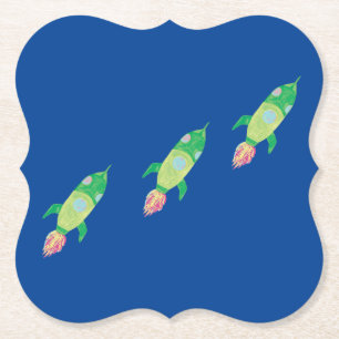 Dessous-de-verre En Papier Roquettes Green Chilton