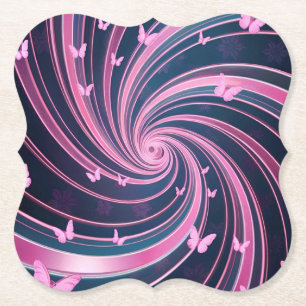 Dessous-de-verre En Papier Rose beurre