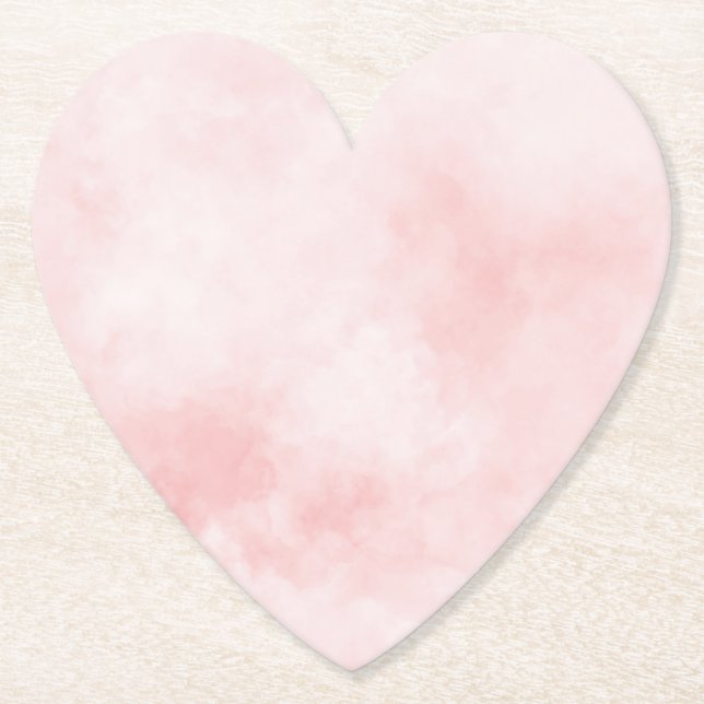 Dessous-de-verre En Papier Rose pâle (Devant)