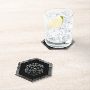 Dessous-de-verre En Papier RPG Silver   Roleplayer