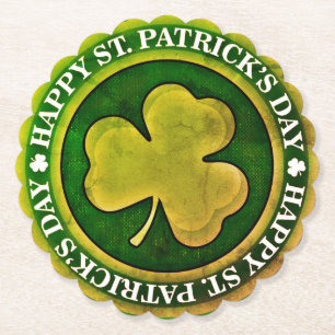 Dessous-de-verre En Papier Sceau de la Saint Patrick