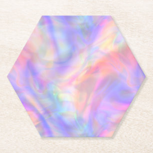 Dessous-de-verre En Papier seconde vue, holo pastel :