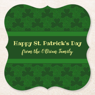 Dessous-de-verre En Papier Shamrock