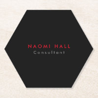 Simple simple clair élégant noir rouge minimaliste