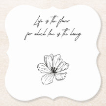 Sous-verres d'amour