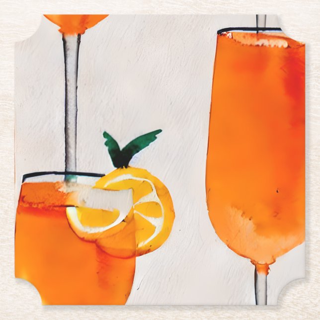Dessous-de-verre En Papier Spritz - Dessous de verre jetable (Devant)